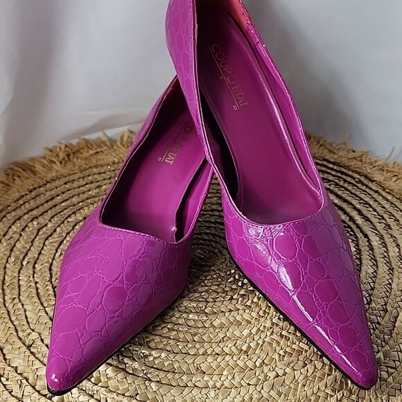 Coup D' Etat Faux Croc Size 8.5 Pumps - Picture 10 of 10